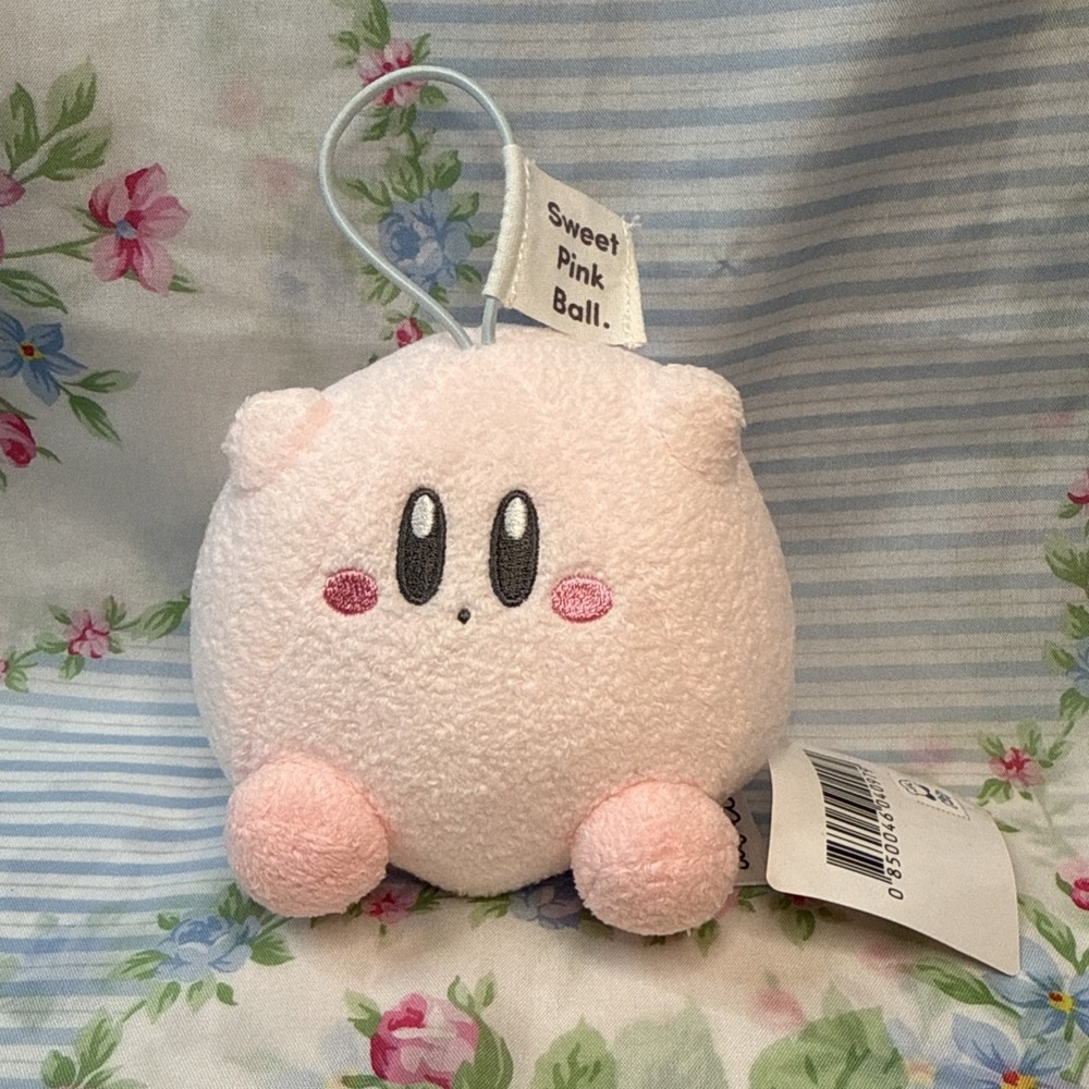 TITLE Kirby of the Stars Good Kirby Plush Nintendo Pink Stuffed Toy 4" With Tag
